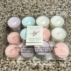 20 set tealights  aroma light with essential oils